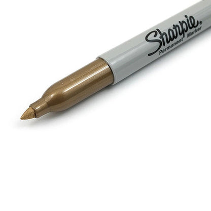 Marcadores Permanentes Sharpie Metálico Oro 12 Piezas