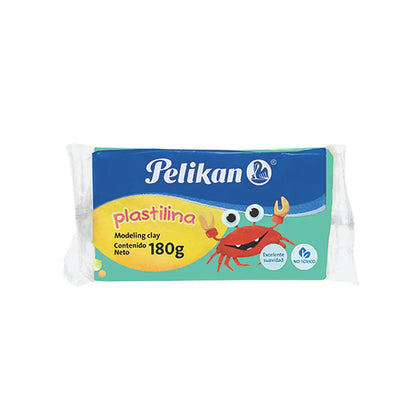 Barra Plastilina Marqueta Pelikan 180g Moldear Elegir Color Lavanda - Pelikan - vista trasera
