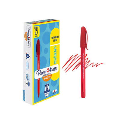 Bolígrafo Paper Mate Tinta Roja 12 Piezas