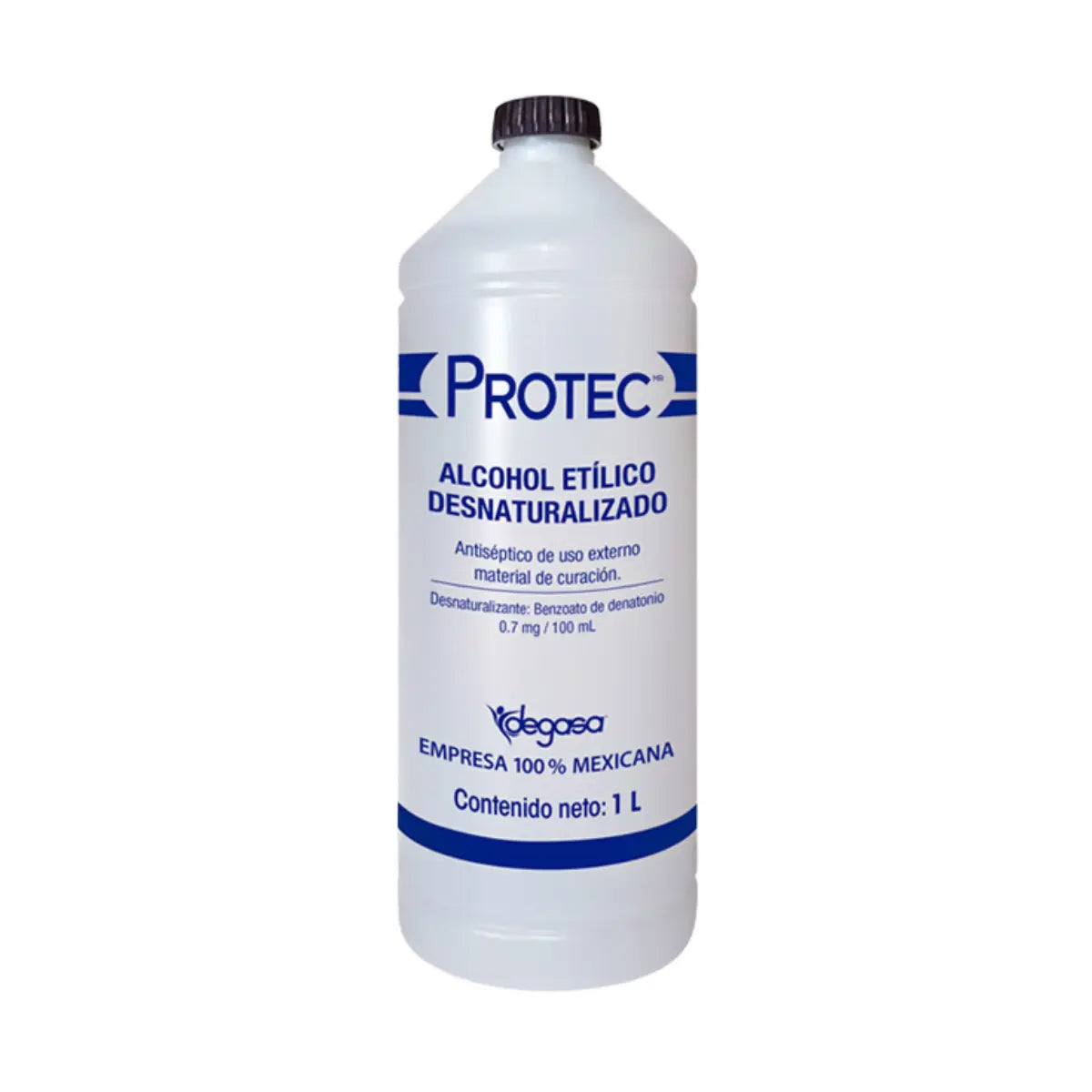 1 PZ Alcohol Etilico Desnaturalizado 1 L. - PROTEC