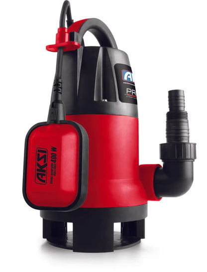 Bomba sumergible agua limpia/sucia 1HP - PRO AKSI - Aksi - vista lateral
