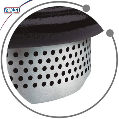 Bomba sumergible agua limpia aluminio 3/4 HP (560 W) AKSI - Aksi - vista lateral