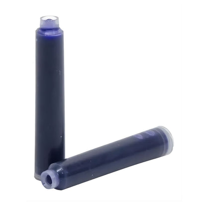 5 Repuestos Cartucho Refil Tinta Pluma Fuente Parker Color Azul