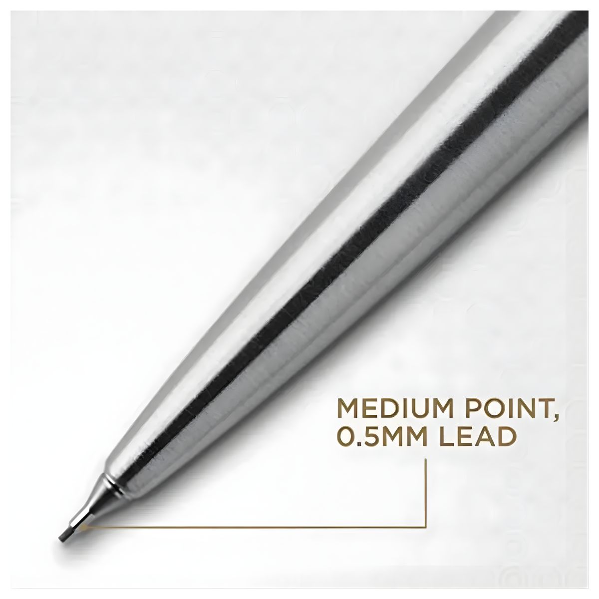 Lápiz Mecánico Jotter Acero Inoxidable Cromado Parker 0.5gb Clip Plateado Azul