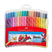 Plumones Lavables Faber Castell Colores Fiesta 36 Pz - MarchanteMX