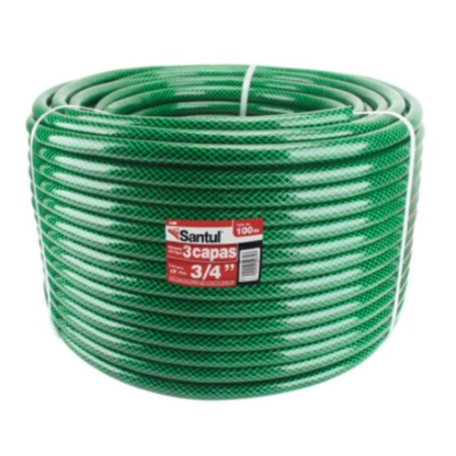 Manguera reforzada 3 capas 100m Santul