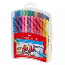 Plumones de Colores Faber Castell Fiesta 24 Pz - MarchanteMX