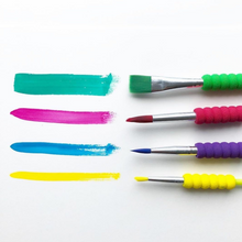 Pinceles Sintéticos Faber Castell Eva Agarre Grip 4 Pz - MarchanteMX