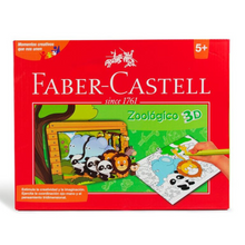 Marcadores Lavable Faber Castell Creativo Zoológico 3D 6 Pz - MarchanteMX