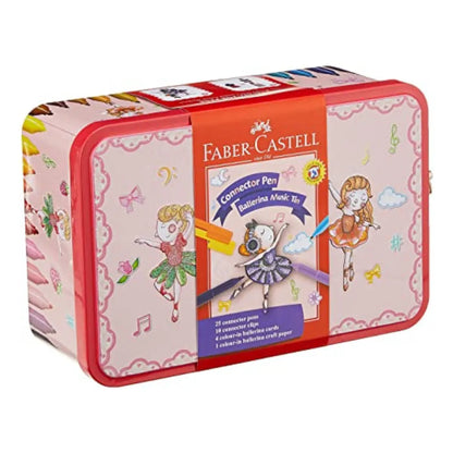 Plumones Faber Castell con Estuche Bailarina 25 Pz - Faber Castell - uso
