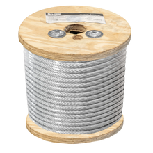 Cable de Acero Galvanizado Forro PVC 7x7 (3/32"–1/8") 100 mt Dogotuls