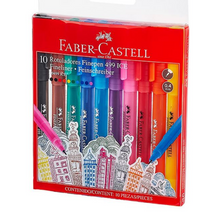 Rotuladores Faber Castell Punta Fina Ice 10 Pz - MarchanteMX
