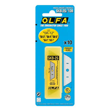 10 Cuchillas de acero inoxidable en estuche Olfa - Olfa
