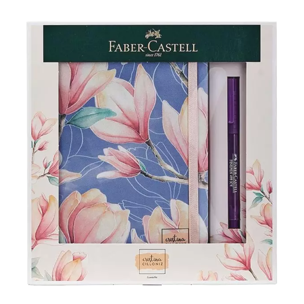 Libreta 160 hojas + Marcador Finepen Faber Castell Edición Cilloniz - MarchanteMX