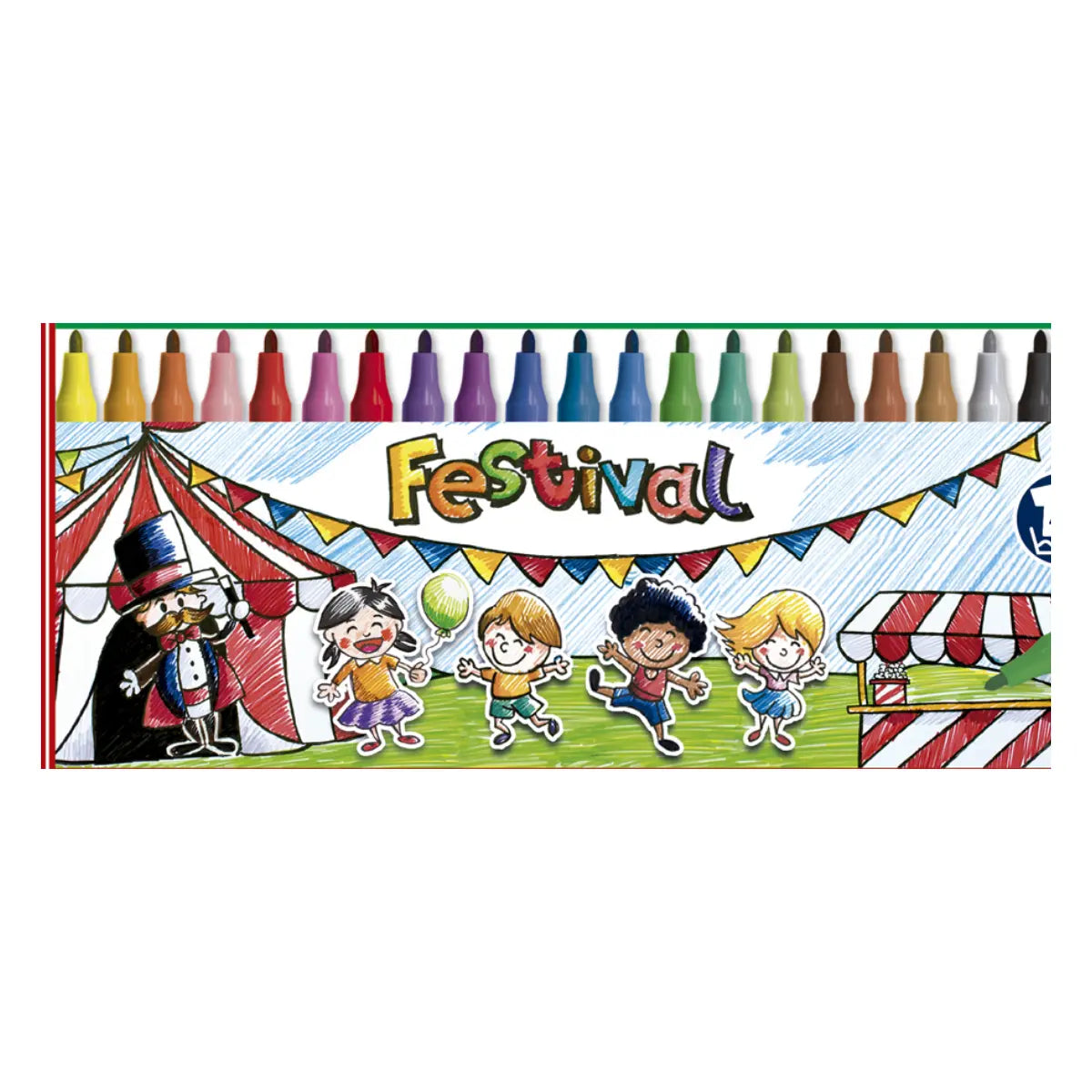 Plumones Faber Castell Festival Punta Fina 12 Pz - Faber Castell