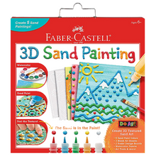 Kit Pintura Arena 3D Faber Castell Texturizada Arte Niños - MarchanteMX