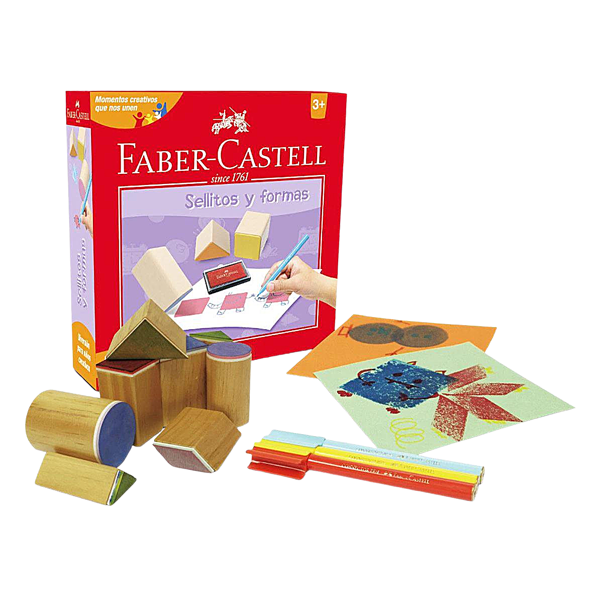 Juego De Mesa Creativo Faber Castell Sellitos y Formas - MarchanteMX