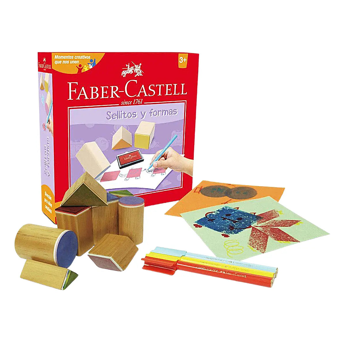 Juego De Mesa Creativo Faber Castell Sellitos y Formas - Faber Castell - uso