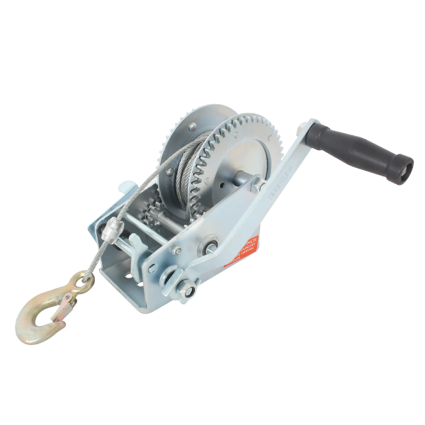 Restirador Doble Engrane 2000 lb con Cable de Acero Dogotuls