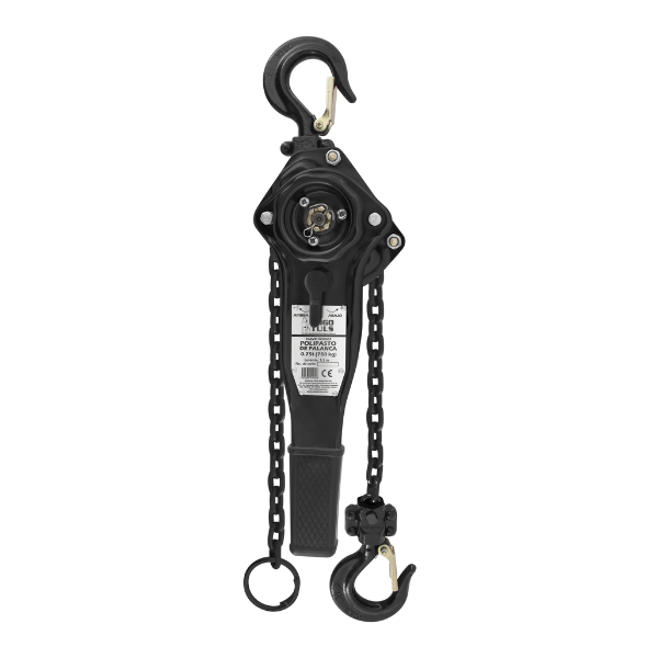 Polipasto de Palanca 0.75T × 1.5M Negro Dogotuls