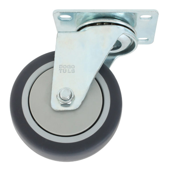 Rodaja PP Y TPR Gris Giratoria 3" Dogotuls