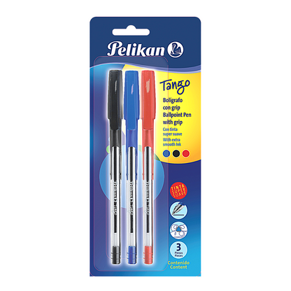 Bolígrafos Tango Tinta Semi Gel Pelikan 3 Piezas