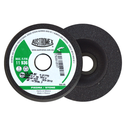 4 Piezas Copa Abrasiva Austromex Desbaste Grano 80 Carburo Silicio