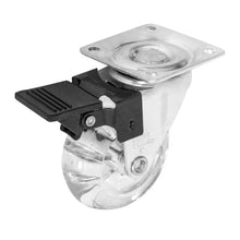 RODAJA PU TRANSPARENTE GIRAT / FRENO 2" - Dogotuls - empaque