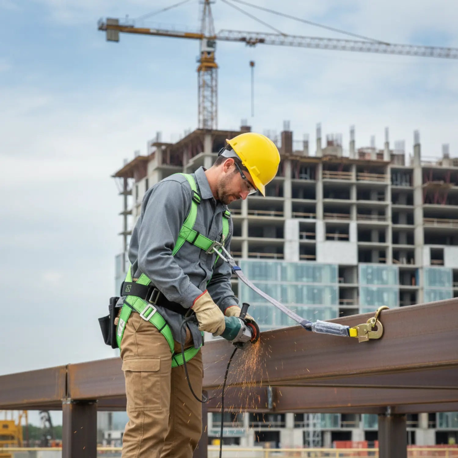 Amortiguador Impacto Doble Brazo Golden Eagle Eslinga Golden Eagle