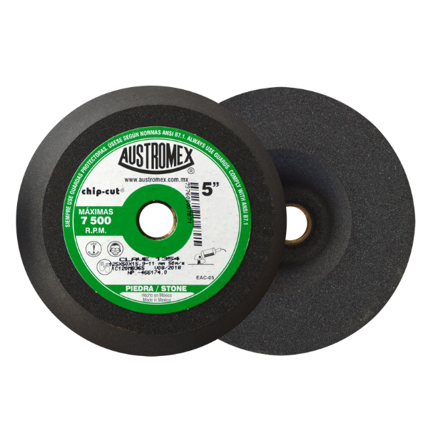 8 Piezas Copa Abrasiva Austromex Desbaste 125 X 50 X 15.9-11 Mm Fino