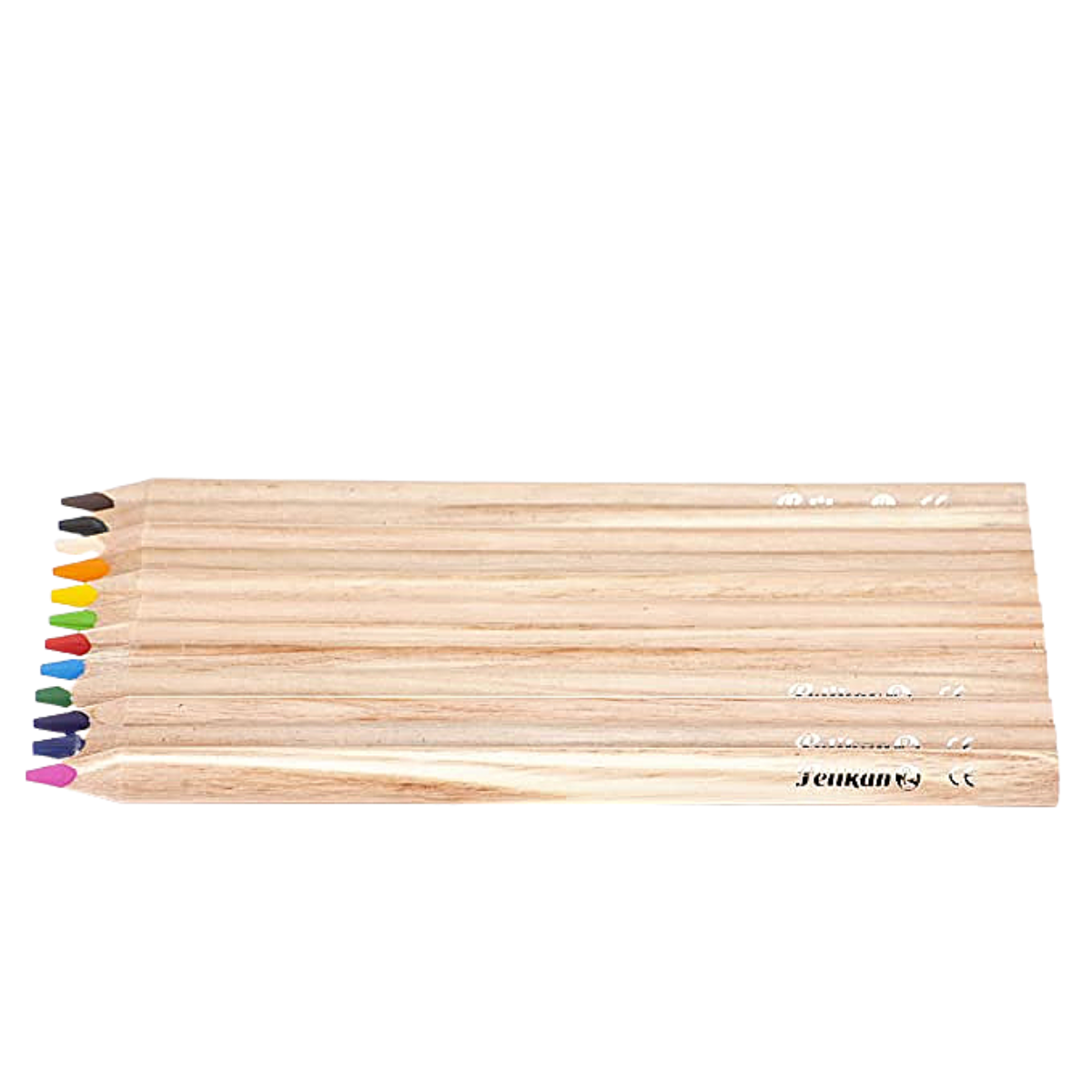 Lápices Colores Triangulares Jumbo Cuerpo Madera Pelikan 12 Piezas