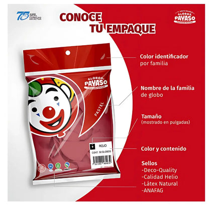 3pz Globos Payaso Gigantes Esféricos No. 36 Colores Pastel Verde Pastel - GLOBO PAYASO - accesorios