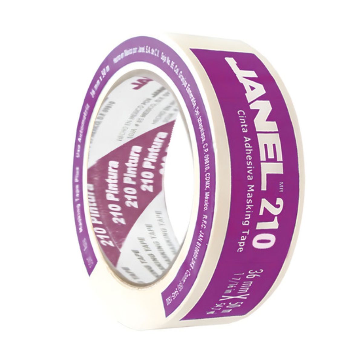 Cinta Adhesiva Masking Tape 210 Pintura 36mm X 50m Janel