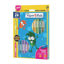 Crayones Jumbo Triangulares Paper Mate 24 Piezas