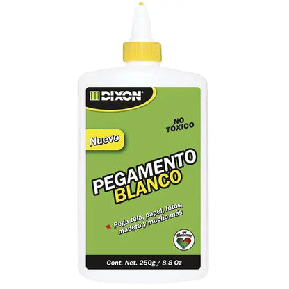 Pegamento Líquido Blanco Adhesivo Escolar Dixon 250g 1 Pieza - Marchante MX