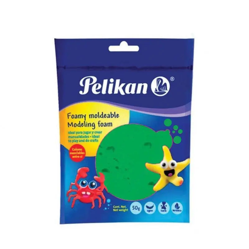 Foamy Moldeable Pelikan 50gr Elegir Color Verde Osucro - Pelikan - accesorios