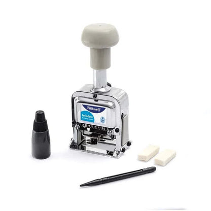 Foliador Automatico Metalico 6 Digitos Pelikan