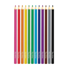 12 Lapices Colores Paper Mate Unipunta Redondos 3mm Colores Surtidos