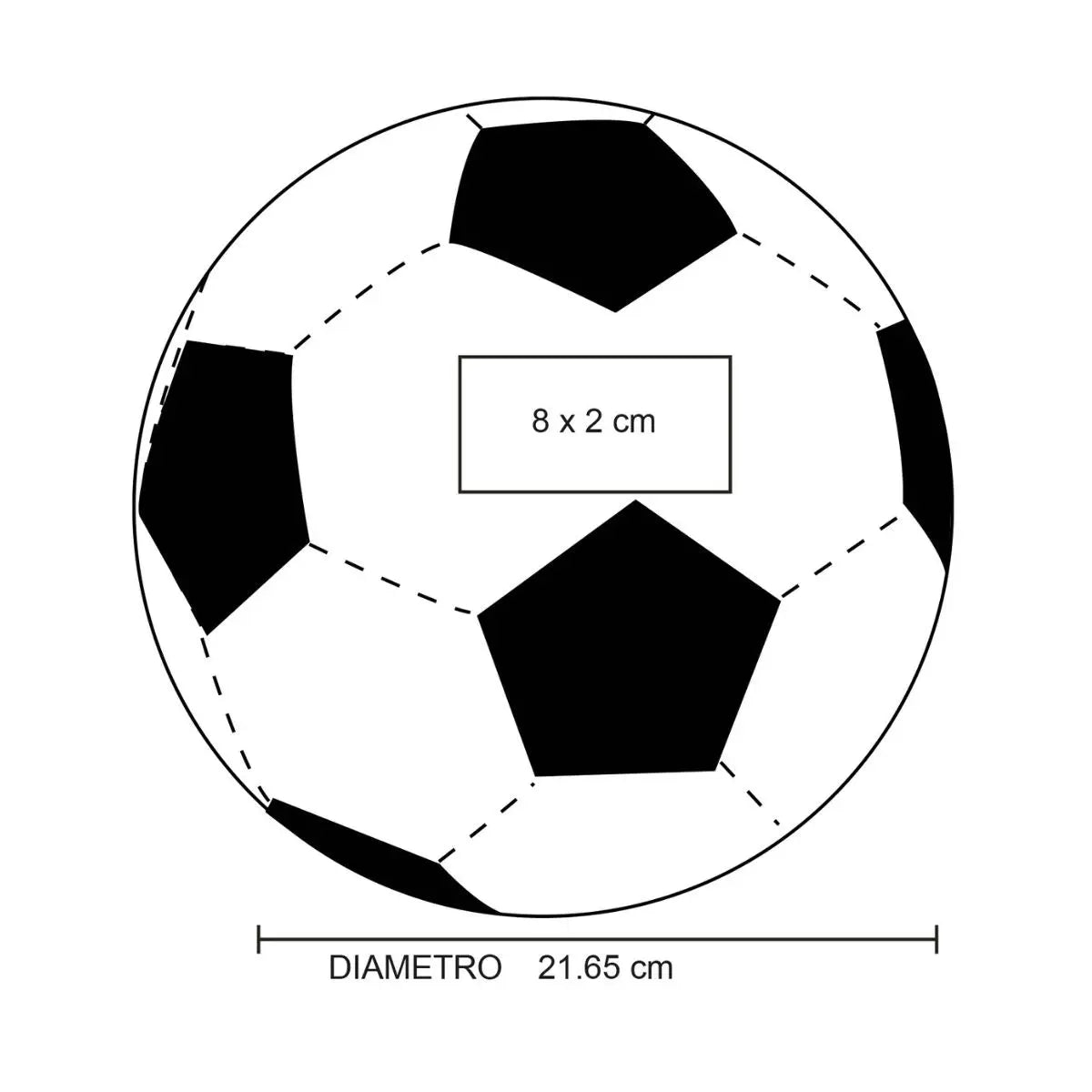 Balon Futbol For Promotional Talla 5 Doble Capa