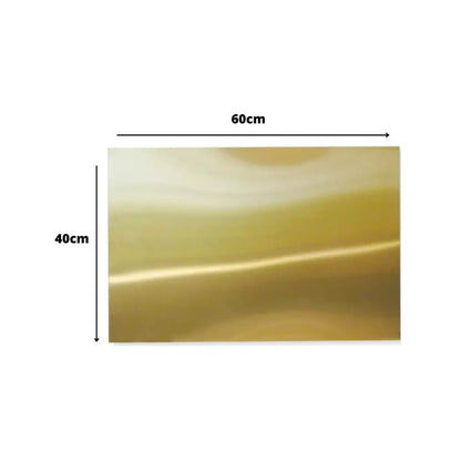 10 Pz Lamina Aluminio 40 X 60 Cm Sublimacion Color Make Blanco - ColorMake - detalle