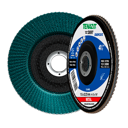 5 piezas Disco Laminado Tenazit Grano 40, 115 x 22.23 mm