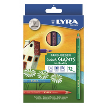 Lápices Colores Hexagonales Gigantes Lyra Farb Riesen Set 12 Piezas