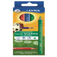 Lápices De Colores Hexagonales Gigantes Lyra Farb Riesen 6 Piezas