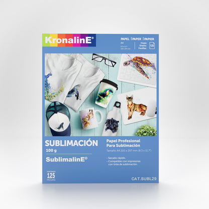 125 Hojas Papel Sublimacion Sublimar Kronaline Subl29 28x43