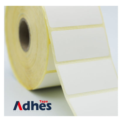 2580 Etiquetas Papel Termico Adhes Adhesivas Blanco