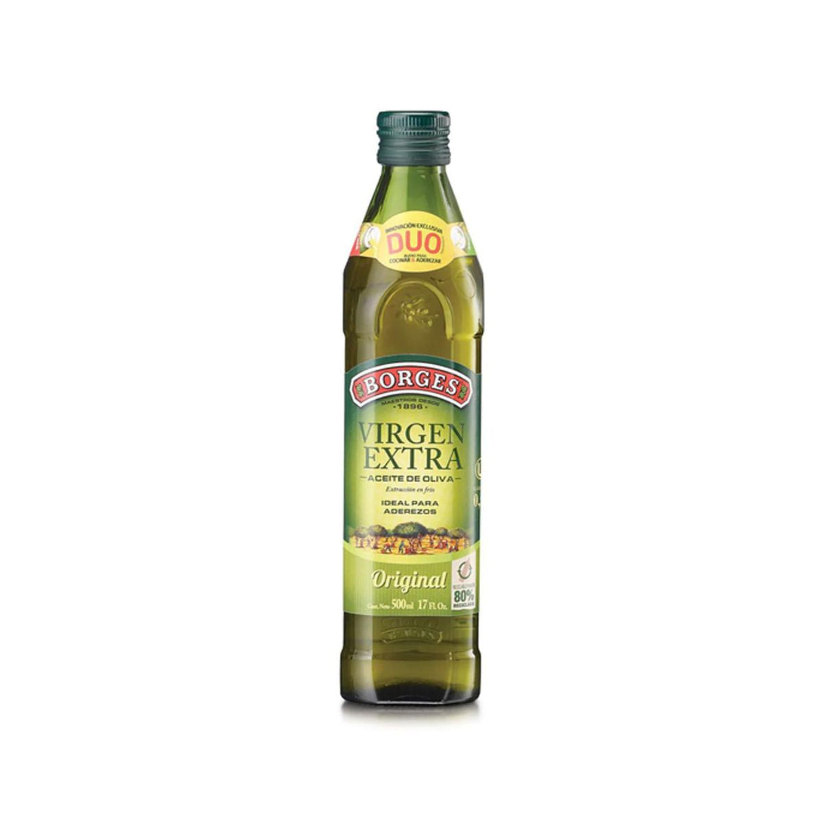 Aceite De Oliva Extra Virgen Gourmet Botella 500 Ml Borges