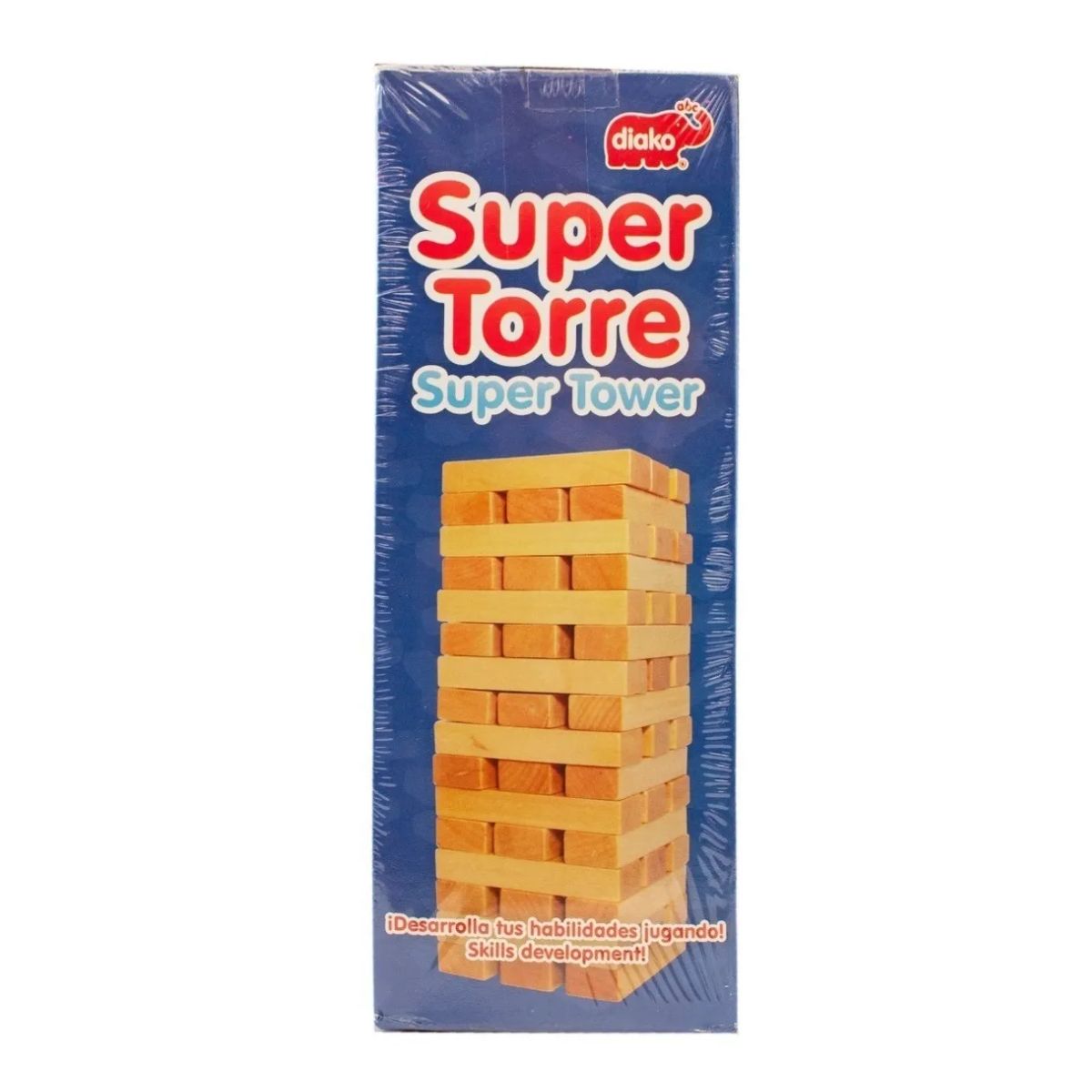 Super Torre Super Tower Diako Juego De Mesa Didáctico Jenga