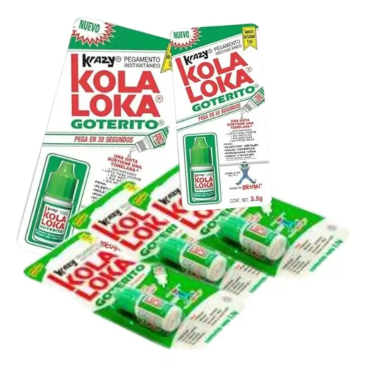 5 Pegamentos Goteritos Kola Loka - Marchante MX