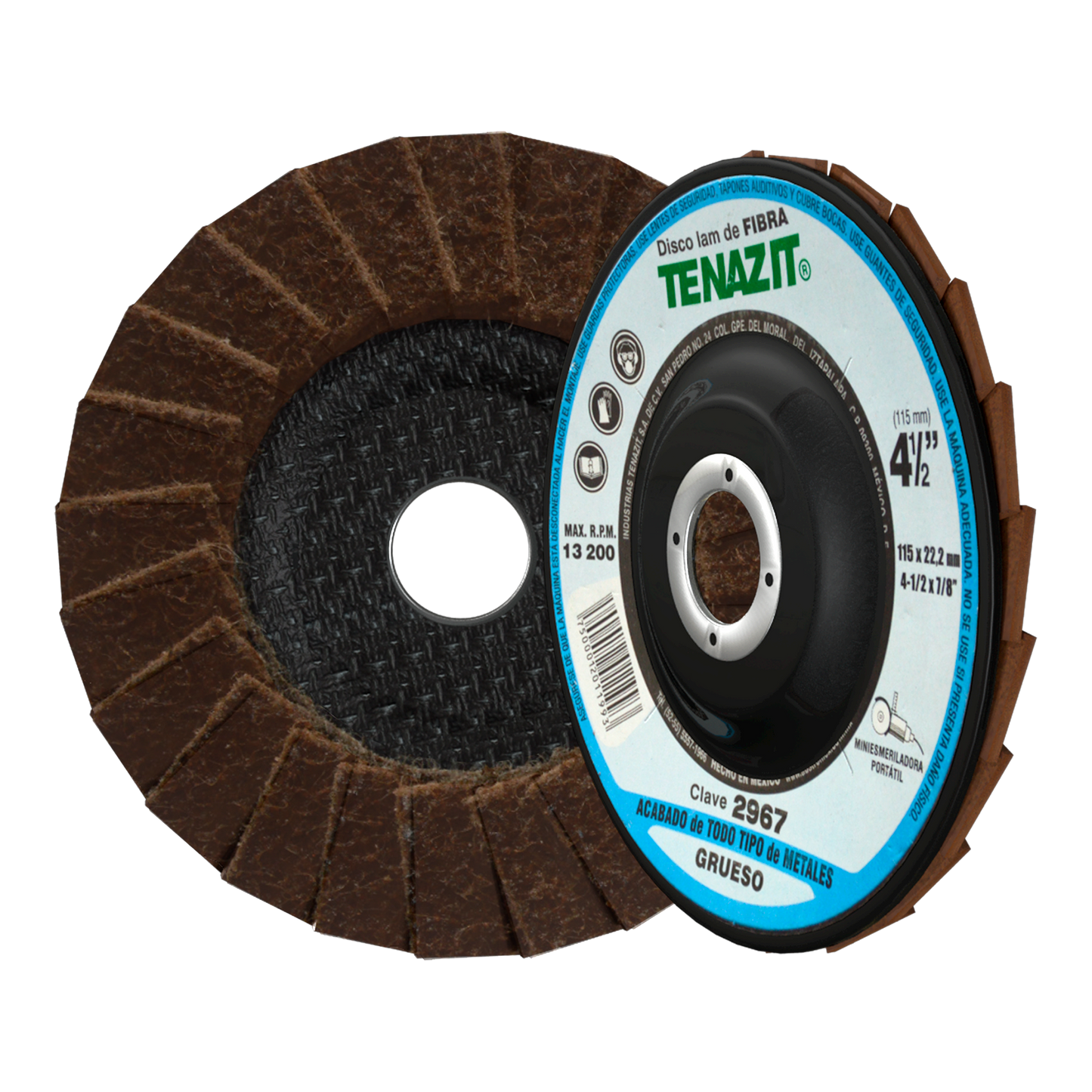 Disco Laminado Tenazit Tipo LAM-FIBRA, Grano Grueso