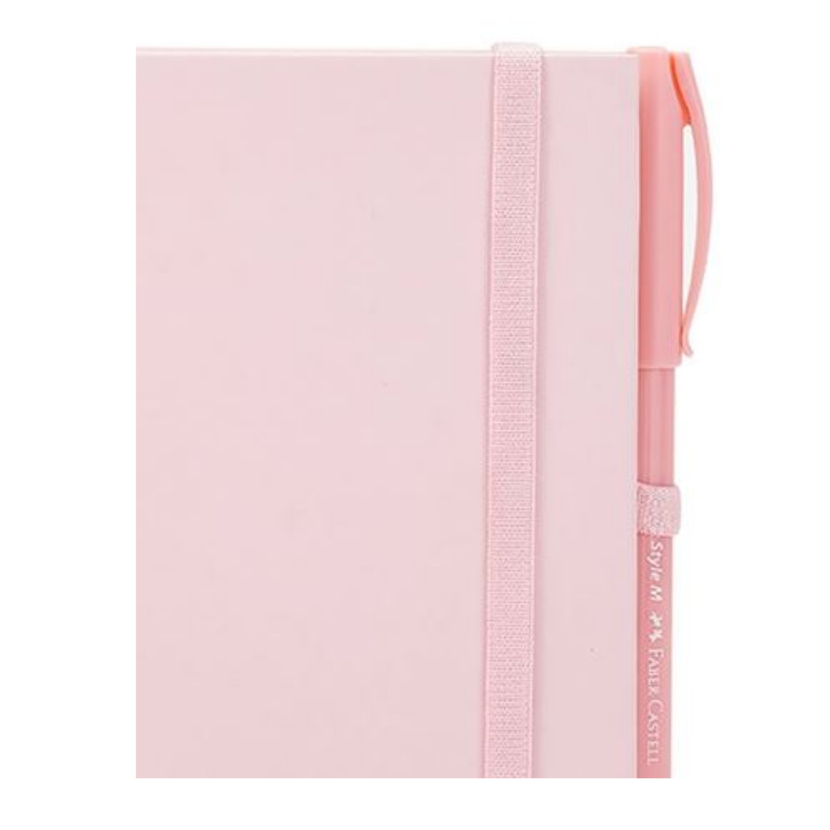Set Mini Libreta Dibujo Rosa Pastel + Pluma Faber Castell - MarchanteMX